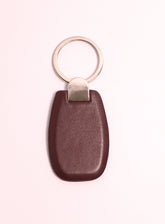 Smooth With Metal Clip & Ring Key Chains By Gilani - Brown GIL24MKC 02